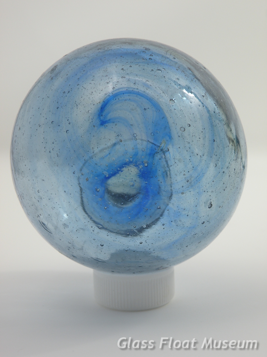 Blue 'Nebula' Swirl, 3 1/4 Inch